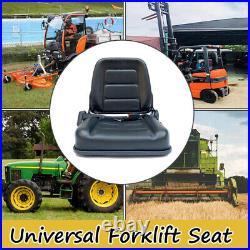 Universal Tractor Seat Forklift Digger Mower Dumper Seat Back Adjust Waterproof