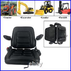 Universal Tractor Seat Forklift Digger Mower Dumper Seat Waterproof with Seat Belt