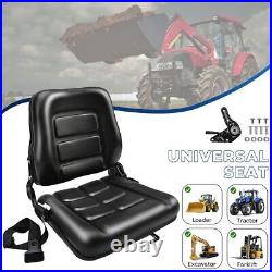 Universal Tractor Seat Forklift Digger Mower Dumper Waterproof Seat Adjustable