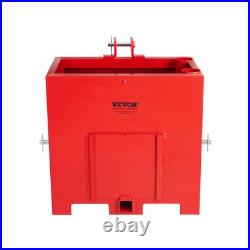 VEVOR Ballast Box 3 Point Category 1 Tractor 800lbs 5cu. Ft Tractor Ballast Box