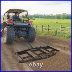 VEVOR Drag Harrow 84 Width Tow Behind Drag Harrow Steel Gravel Grader ATV UTV