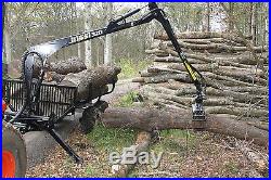 Vahva Jussi Compact Tractor ATV Quad Forestry Timber Crane Trailer European