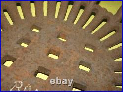 Vintage Bamlett Tractor Implement Seat Farm Original Cast Iron Collectable