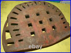 Vintage Bamlett Tractor Implement Seat Farm Original Cast Iron Collectable