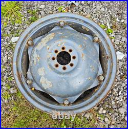 Vintage Massey Ferguson 8 Stud Rear Wheel Rim Grey Steel Rim, No Tyre
