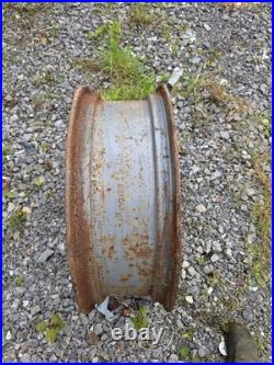 Vintage Massey Ferguson 8 Stud Rear Wheel Rim Grey Steel Rim, No Tyre