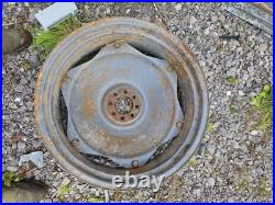 Vintage Massey Ferguson 8 Stud Rear Wheel Rim Grey Steel Rim, No Tyre