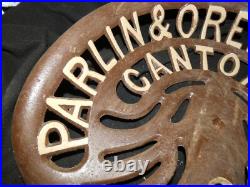 Vintage Rare Parlin & Orendorf Canon Tractor Implement Seat Cast Iron Farm