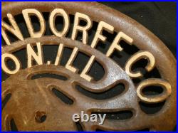 Vintage Rare Parlin & Orendorf Canon Tractor Implement Seat Cast Iron Farm