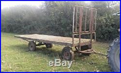 Vintage hay / straw bale trailer or shepherds hut base ideal classic tractors