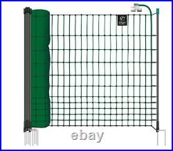 Voss Electric Poultry Netting Fence 50m x 112cm 16 Posts 2 Spikes Green