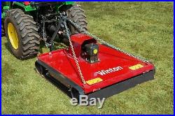 WTM110 Winton Topper Mower 1.1m Wide For Compact Tractors