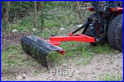 W-LR6 Winton 6ft Landscape Rake For Compact Tractors