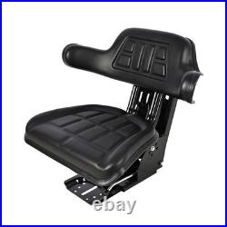 Waterproof Forklift Seat Adjustable Tractor Suspension Seat Mower Digger UK