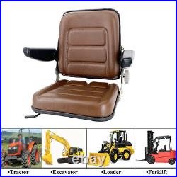 Waterproof Universal Tractor Seat Adjustable Forklift Digger Mower Dumper Seat