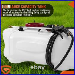 Weed Spot Sprayer for ATV UTV Quad 60L Tank 1.5m Boom Lance Agriculture Farm