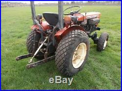 Yanmar 165d 16hp 4wd Compact Tractor Ride Sit On Mower 618 Hours