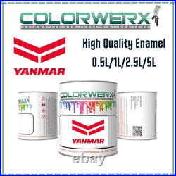 Yanmar Red/YellowithBlue/Grey Paint High Quality Enamel Spray or Brush 0.5L-5L