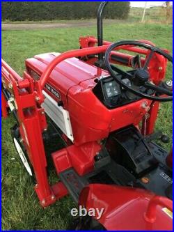 Yanmar compact mini loader tractor and new flail mower