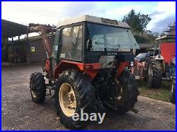 Zetor 6245 4WD tractor c/w power loader
